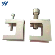 Corrosion Resistant 100Mm Galvanized Rail Clamp Saddle For PVC Pipe